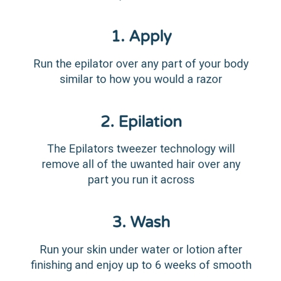 New Smooth Glide Pluck It Hair Removal Epilator - Picture 4 of 5